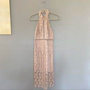 Knee-length Lace Dress